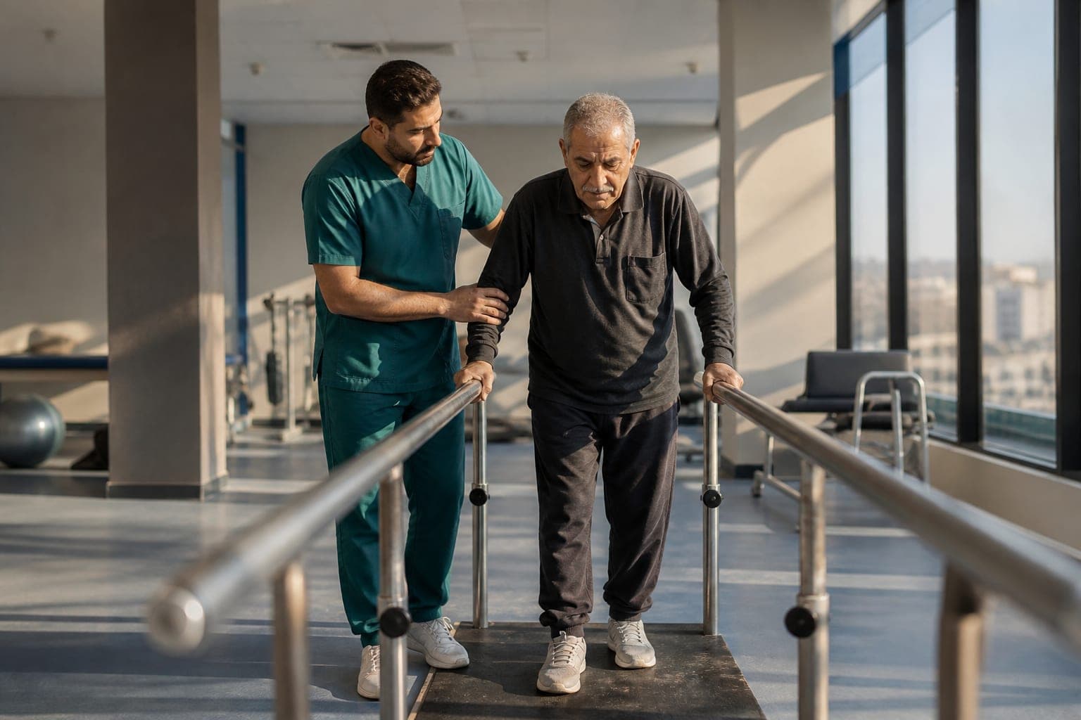 وحدة العلاج الطبيعي والتأهيل