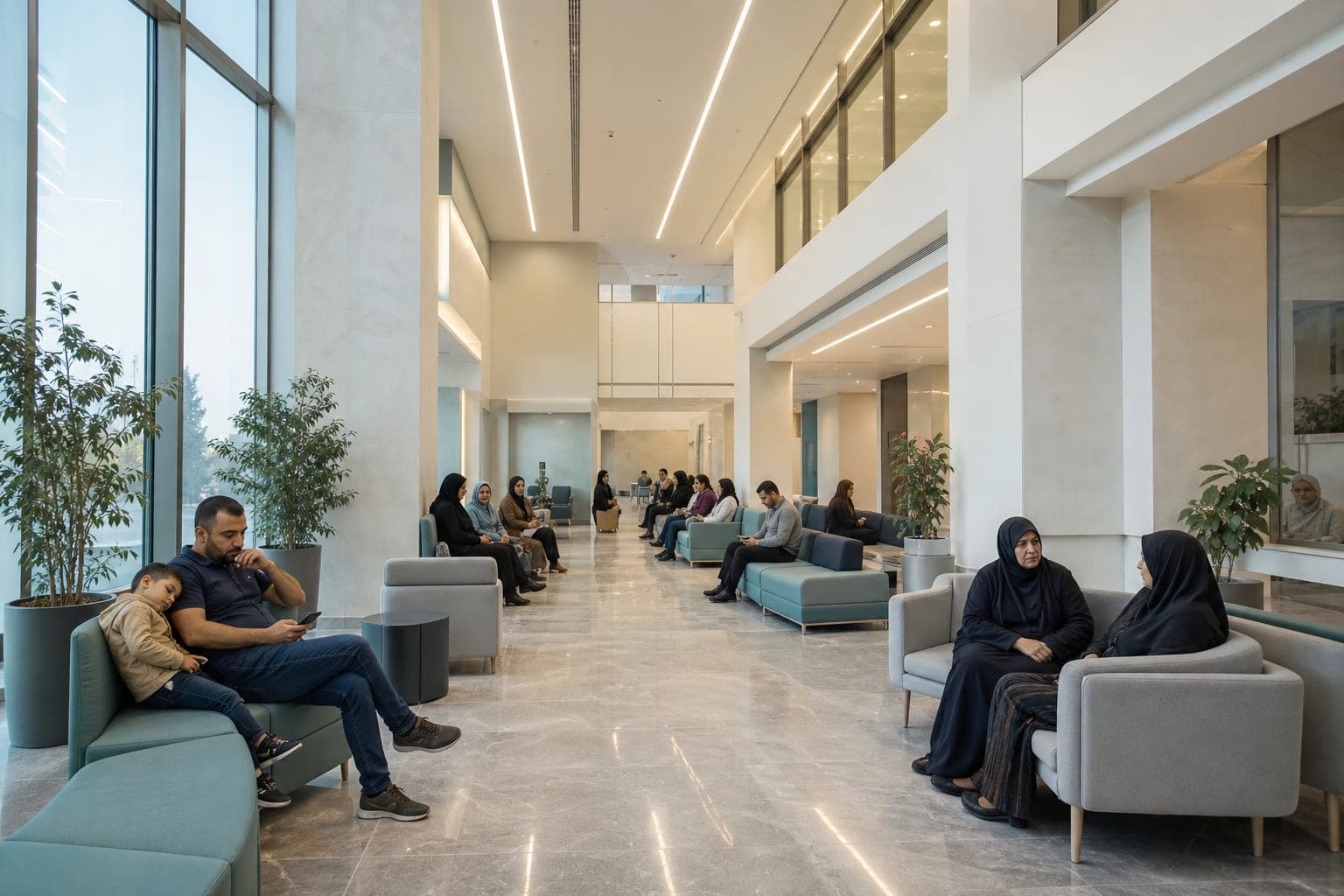 صالة الاستقبال الرئيسية